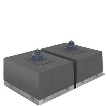 Кухонная мойка Reflexion Iseo RX2265BL оружейная сталь — фото 199, Кухонные мойки