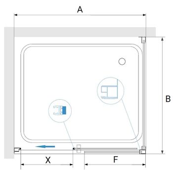 Душевой уголок RGW PA-76 (PA-016 + Z-050-2) 1700x700 35087677-11 — фото 1, Душевые уголки