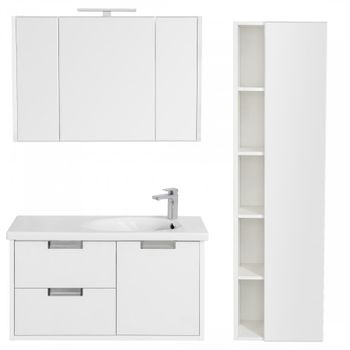 ETNA Зеркальный шкаф 100, белый глянец, ROCA 7857305806 — фото 3, Зеркальные шкафы в ванную