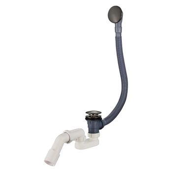 Слив-перелив (автомат, 60 см.) Raglo R600.31.09, графит — фото 1, Сливы-переливы