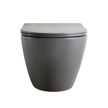 Унитаз подвесной Veconi Ento VEN-52TGr — фото 3, Подвесные унитазы