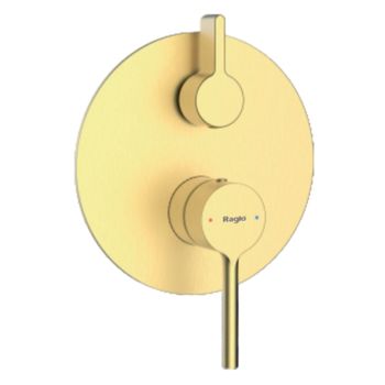 Смеситель для душа Raglo R20.272.03, золотой сатин — фото 1, Смеситель для душа