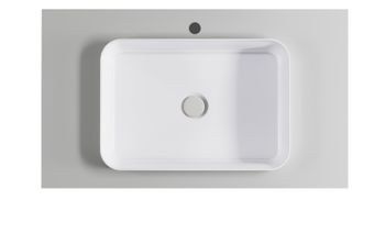 Тумба Фрейм 100см 1ящ NCS S 3502-y мат., раковина Антарес бел гл, столешница Solid в цвете 4631177715389 — фото 5, Тумбы с раковиной