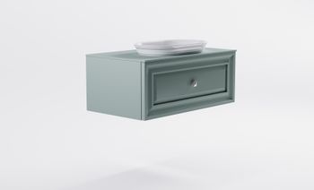 Товар: Тумба Шарм 90см 1ящ NCS S 3005-b80g мат., раковина Шарм бел гл, столешница Solid в цвете 4631177715068 - фото 4 Тумба Шарм 90см 1ящ NCS S 3005-b80g мат., раковина Шарм бел гл, столешница Solid в цвете 4631177715068 — фото 4, Тумбы с раковиной