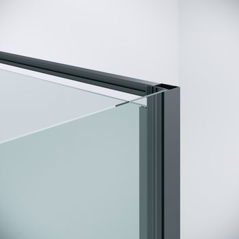 Душевое ограждение Niagara Nova NG-35-10AGR-A80GR-34 (100х80х195) прямоугольник,распашная,графит,стекло прозрачное,2 места — фото 7, Душевые уголки