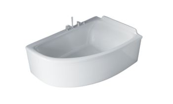 Ванна АНАСТАСИЯ пустая, литой мрамор, правая 1820х1250 01010024 — фото 7, Ванны