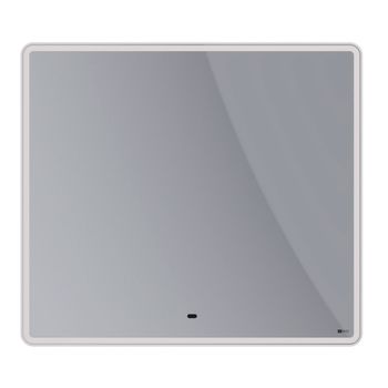 Зеркало Lemark ELEMENT 90х80 см с подсветкой, с подогревом LM90Z-E — фото 3, Зеркала в ванную комнату