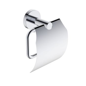 AQM7210CR Trento Держатель туалетной бумаги с крышкой, хром — фото 1, Держатели туалетной бумаги