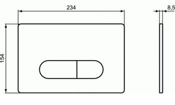 Комплект унитаза с инсталляцией Aquanet Rimless Cetus 2.0 W LX-1901 хром 00323468 — фото 8, Комплекты унитаз + инсталляция