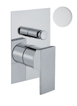 Смеситель для душа Fiore KUBE 100BB7517, белый — фото 1, Смеситель для душа