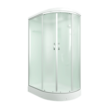 Душевая кабина ERLIT 35 серия ER3512PL-C3-RUS матовое стекло — фото 1, Душевые кабины