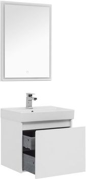 Товар: Мебель для ванной Aquanet Nova Lite 60 белый (1 ящик) 00242922 - фото 5 Мебель для ванной Aquanet Nova Lite 60 белый (1 ящик) 00242922 — фото 5, Комплекты мебели для ванной