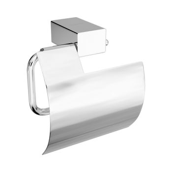 Держатель для туалетной бумаги SMOOTH LINE с крышкой, хром 9721010 — фото 3, Держатели туалетной бумаги