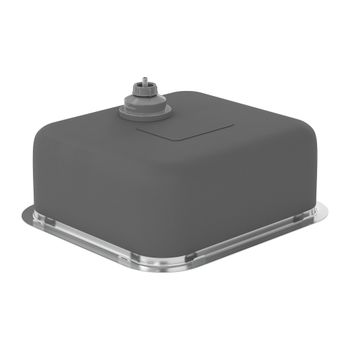 Кухонная мойка Reflexion Iseo RX2265BL оружейная сталь — фото 386, Кухонные мойки