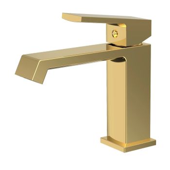 Смеситель для раковины HB10575-5, матовое золото — фото 1, Смесители для раковины