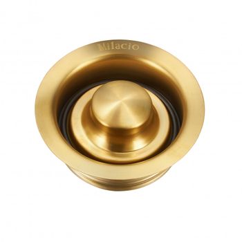 Горловина для измельчителей Milacio MC.033.GD золото брашированное — фото 2, Измельчители пищевых отходов