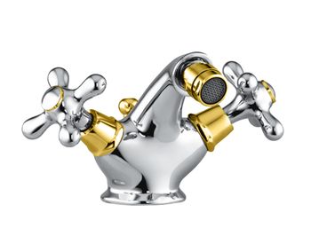 Смеситель для биде Fiore MARGOT 26CO0632, хром/золото — фото 1, Смесители для биде