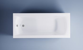 Ванна Нью-Форм 170*70 пустая, литой мрамор 1700х700 01010012 — фото 1, Ванны