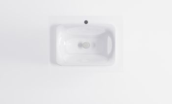 Тумба Классик 70см 2ящ белый мат., раковина Ретро бел глянц, столешница Solid белый мат. 4631177715716 — фото 5, Тумбы с раковиной