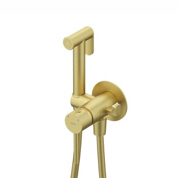 Встраиваемый смеситель с гигиеническим душем, матовое золото, IDDIS, 005MGR0i08 — фото 2, Гигиенические души