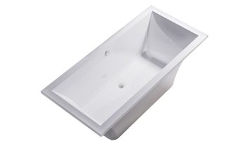 Ванна ЛОТУС пустая, литой мрамор 1850х850 01010036 — фото 15, Ванны