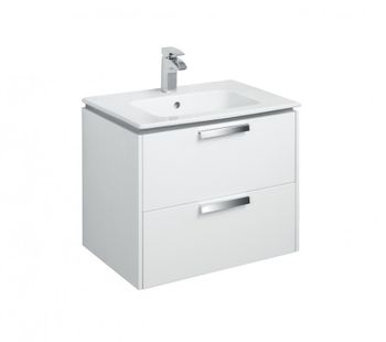 LAGO Тумба под раковину VICTORIA 60, белый глянец, ROCA 7857295806 — фото 1, Тумбы под раковину