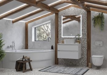 MERIDIAN Комплект 3 в 1 (инсталляции+подв. унитаз Rimless+сиденье SUPRALIT). ROCA 7893104990 — фото 10, Комплекты унитаз + инсталляция