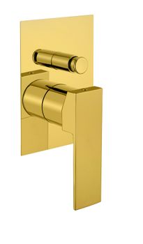 Смеситель для душа Fiore KUBE 100OO7517, золото — фото 1, Смеситель для душа