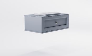 Товар: Тумба Классик 100см 1ящ NCS S 3005-R80B мат., раковина Ретро бел глянц, столешница Solid в цвете 4631177715617 - фото 3 Тумба Классик 100см 1ящ NCS S 3005-R80B мат., раковина Ретро бел глянц, столешница Solid в цвете 4631177715617 — фото 3, Тумбы с раковиной