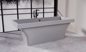 Ванна КАПРИ пустая, литой мрамор 1800х800 01010034 — фото 1, Ванны