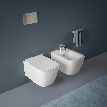 Биде Artceram A16 подвесной с одним отверстием цвет белый ASB004 01 00 — фото 1, Биде подвесные