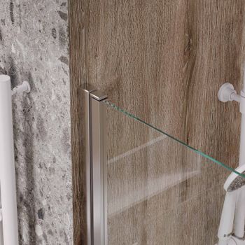 Шторка на ванну стеклянная Reflexion RX15070CCR-24 — фото 4, Шторки на ванну