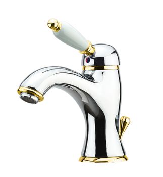 Смеситель для раковины Fiore IMPERIAL 83CO5221, хром/золото — фото 1, Смесители для раковины