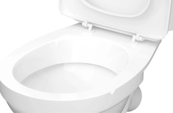 Унитаз-компакт КЕРАМИН ЛАГО МС Б-1 однорежимный, сиденье полипропилен CDB00028974 (4810531150350) — фото 4, Напольные унитазы