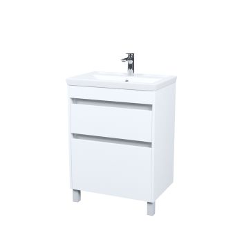 Тумба с умывальником, напольная, 60 см, белый, Zodiac X, IDDIS, (ZDX60WFi95K) — фото 2, Тумбы с раковиной