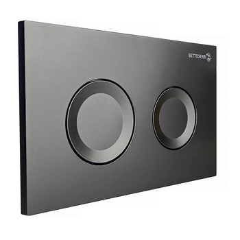 Клавиша смыва BETTOSERB графит матовый COOL 40006442 — фото 1, Кнопки смыва