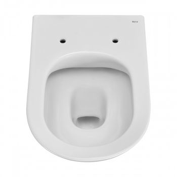 Gap Round Чаша Roca подвесная 540, Rimless 73460NL000 — фото 5, Подвесные унитазы