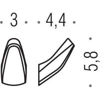 Крючок COLOMBO DESIGN ROAD MO17 одинарный цвет хром — фото 2, Крючки для полотенец