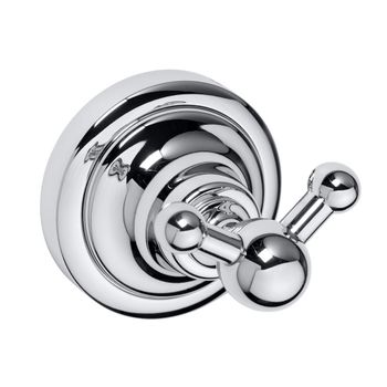 Товар: 144306032 RETRO Крючок двойной хром BEMETA - фото 1 144306032 RETRO Крючок двойной хром BEMETA — фото 1, Крючки для полотенец