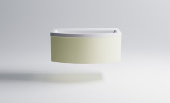 Нижний шкаф Венеция2.0 80 с 1 ящиком бежевый (RAL1013 матовый) + Раковина "Венеция 80" 3100003ral1013+04010022 — фото 2, Тумбы с раковиной