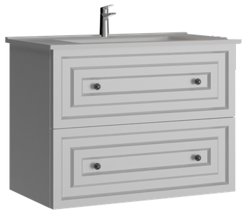 KAYRA Нижний модуль (выдвиж.ящики) KY0080.42.MBY + Раковина SU080-00CB00E-0000 KY0080.42.MBY + SU080-00CB00E-0000 — фото 1, Тумбы с раковиной