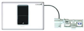 CREAVIT Кнопка для механической инсталляции сенсорная белая с механической кнопкой FP8003.00 — фото 1, Кнопки смыва