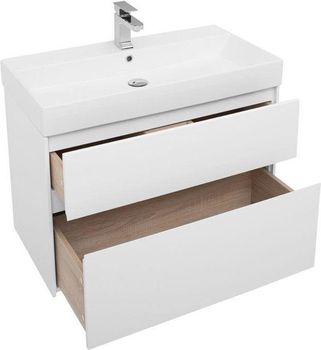 Товар: Мебель для ванной Aquanet Бруклин 85 белый 00207801 - фото 12 Мебель для ванной Aquanet Бруклин 85 белый 00207801 — фото 12, Комплекты мебели для ванной