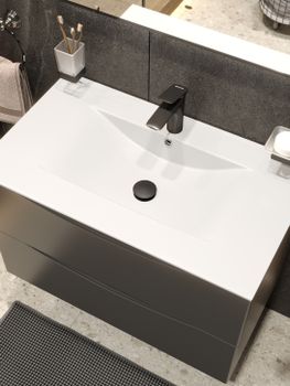 BOND BV0388 Черный донный клапан универсальный для раковины — фото 5, Донные клапаны