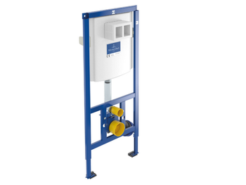 Товар: Инсталляция, Villeroy&Boch, ViConnect, назначение-для унитаза, ширина, мм-525, глубина, мм-135, высота, мм-1120, материал-сталь, тип установки-встраиваемый, тип смыва-двойной, объем сливного бачка, л-7.5, клавиша смыва-необходимо заказать, крепёж-есть 92246100 - фото 1 Инсталляция, Villeroy&Boch, ViConnect, назначение-для унитаза, ширина, мм-525, глубина, мм-135, высота, мм-1120, материал-сталь, тип установки-встраиваемый, тип смыва-двойной, объем сливного бачка, л-7.5, клавиша смыва-необходимо заказать, крепёж-есть 92246100 — фото 1, Инсталляции для унитазов