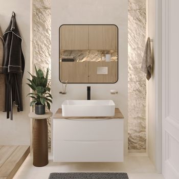 BOND Smart B62-2788 Смеситель однорычажный высокий без донного клапана для накладной раковины — фото 14, Смесители для раковины