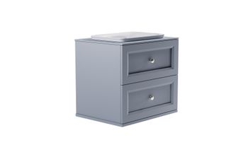 Товар: Тумба Классик 70см 2ящ NCS S 3005-R80B мат., раковина Ретро бел глянц, столешница Solid в цвете 4631177715679 - фото 4 Тумба Классик 70см 2ящ NCS S 3005-R80B мат., раковина Ретро бел глянц, столешница Solid в цвете 4631177715679 — фото 4, Тумбы с раковиной