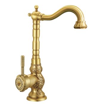 Jasmine Смеситель для кухни, выс.пов.излив 185мм, р/ОД, бронза, LM, LM6645B — фото 1, Смесители для кухни