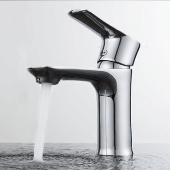 Смеситель для раковины D&K Rhein DA1272101, хром — фото 1, Смесители для раковины