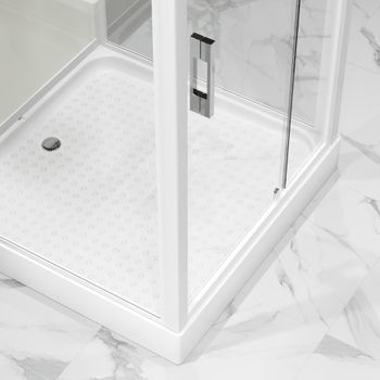 Душевая кабина Niagara Standart ST100/15Q (100х100х215) квадрат,поддон 15см,распашная,проф.белый,3 места — фото 6, Душевые кабины